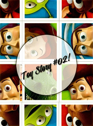 Toy Story #02! Lámina Decoupage Autoadhesiva 30 X 42 Cm