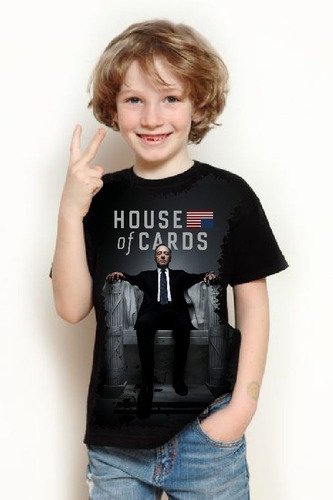 Camiseta Criança Frete Grátis Série House Of Cards