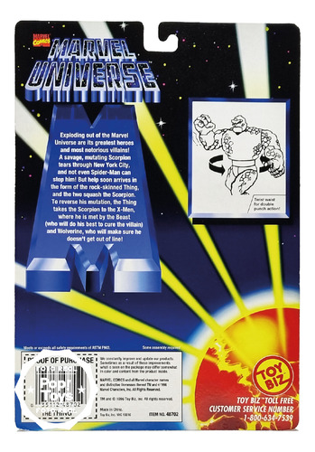 Toy Biz - 1996 - Marvel Universe - The Thing