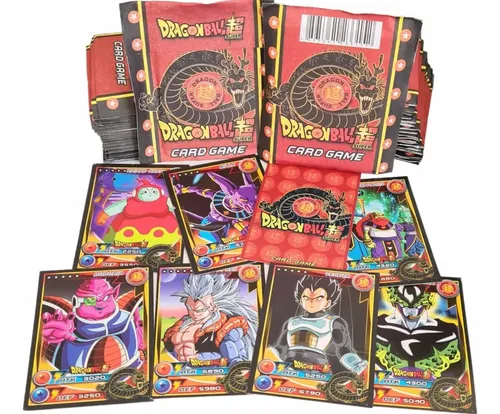 Cartas Dragon Ball Z 200 Cards Kit 50 Pacotes Cardgame | MercadoLivre