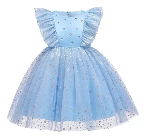 Vestido-tutú-azul-niña-cumpleaños-fiesta-importado