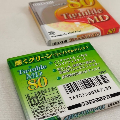 2 Discos Formato Minidisc Maxell 80 Comprados En Japon