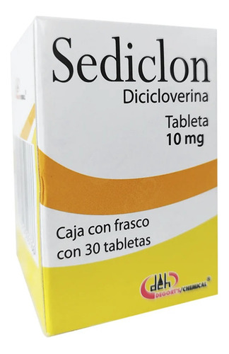Sediclon Dicicloverina 10 Mg 30 Tab