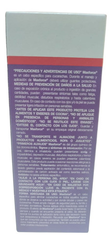 Insecticida Control Cucarachas En Gel Jeringa Maxforce 30g