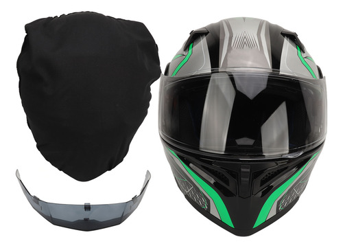 Casco Abatible Para Motocicleta Con Gafas Spoiler Casco De