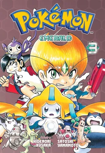 Mangá Pokémon Emerald volumes 1, 2, 3 Coleção Completa - Livros e