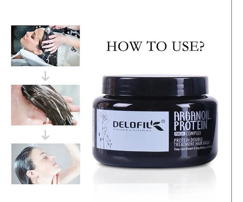 Delofil Mascarilla Para El Cabello Con Protena De Aceite De