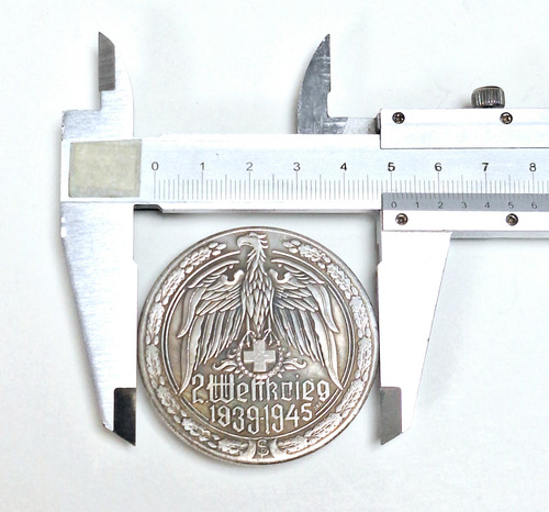 Moneda Militar, Reproducción 5 Cm, Ametralladora Mg42