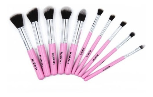 10pcs Pro Makeup Brushes Set Cosmetics Powder Foundation Kit