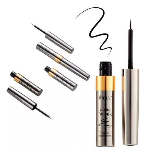 Delineador De Ojos Liner Mely Waterproof 5ml Calidad Premium