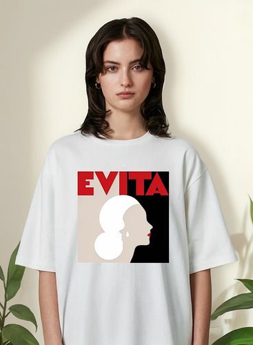 Remera Evita Perón Portada Personalizada Peronismo Unisex