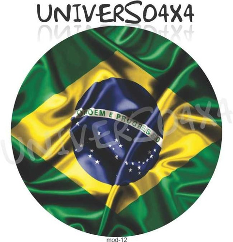 Imagem 1 de 7 de Capa Estepe Ecosport Crossfox Aircross Bandeira Brasil M-12