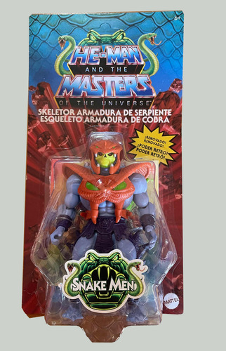 Mattel Masters Of Universe Skeletor Armadura De Serpiente (Usado)