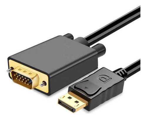 Adaptador Convertidor Dp A Cable Vga  1080p  1 8 M  Displayp