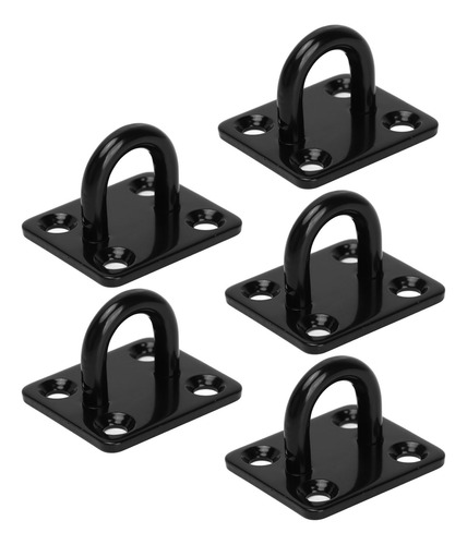 Hook Pad Eye Para Montaje En Pared, 5 Piezas De Acero Inoxid