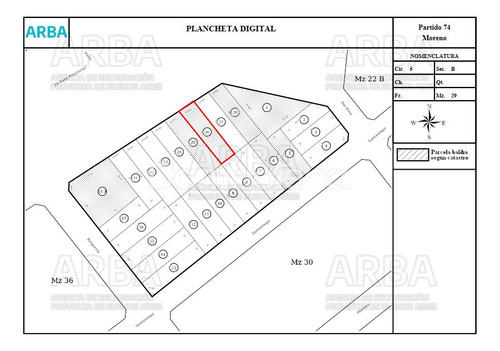 Imagen 4 de 4 de Terreno Fraccion En Venta Ubicado En Cuartel V, Moreno, G.b.a. Zona Oeste