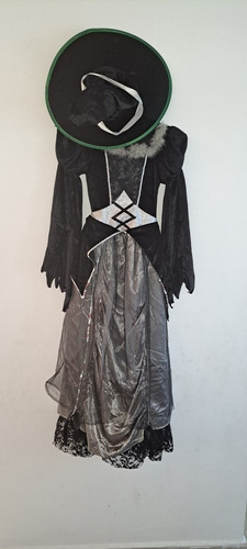 Disfraz De Bruja Talla 10-12 (Usado)