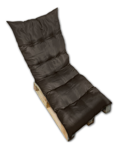 Almofada Futon Esteira Grande 60x1,70cm Flat Vários Modelos Cor 16 Marrom Escuro