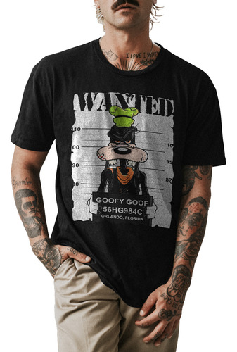 Polo Personalizado Goofy Goof Wanted Parodia