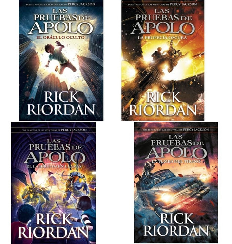 Saga Las Pruebas De Apolo - Rick Riordan ( 4 Libros)