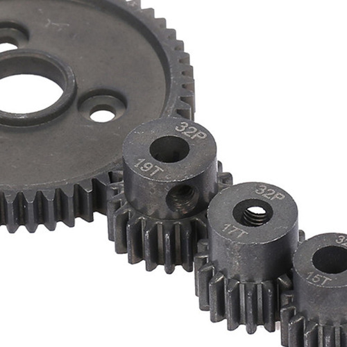 New Motor De Aço 0.8 32p Com Pinhões Para Traxas Slash 4x4