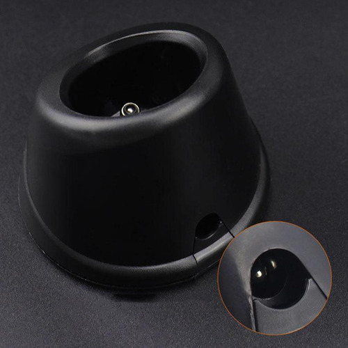 Base De Soporte De Carga Negra Para Cortapelos Eléctricos