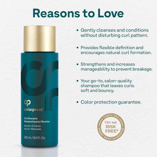 Shampoo De Cachos À Prova De Cores Para Mulheres 8,5 Fl. Onç