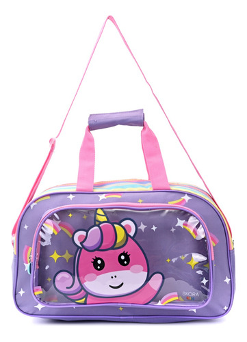 Bolso Infantil Hello Kawaii Mura 35307 Lila Pvc