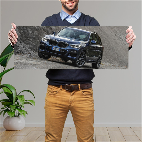 Cuadro 30x80cm Auto 2017 Bmw X3 M Sport 83665 153