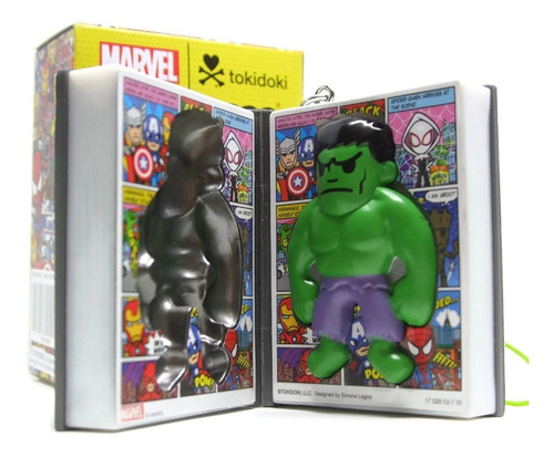 Llavero Tokidoki Marvel Frenzies - Hulk Comic Book