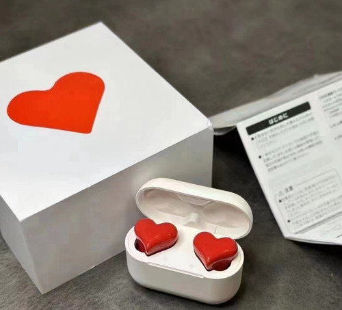4 Audífonos En Forma De Corazón Bluetooth Cancelación Y