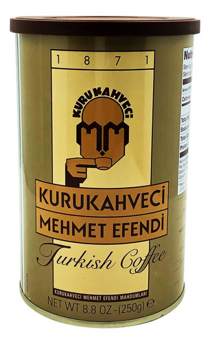 Café Molido Kurukahveci Mehmet Efendi Cafe Turco En Bolsa Sin Tacc  250 G
