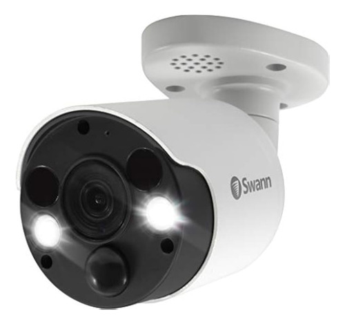 Swann Wired Pir Bullet Security Camera & Spotlight, 4k Ultra