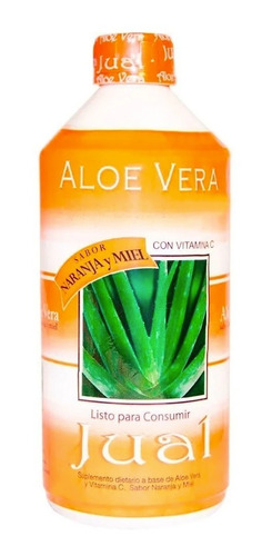 Aloe Vera Bebile Jual Natural Organico, Naranja Y Miel 1 L