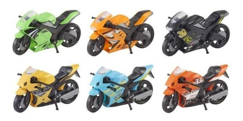 Imagen 2 de 5 de Moto Escala 1:43 Speed Bike 12cm Metal Teamsterz 14113 Edu