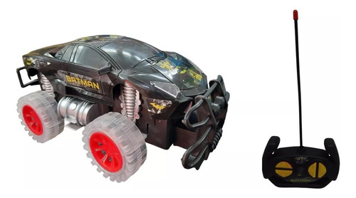 Auto Radio Control Batman Ruedas Luminosas Vehiculo 