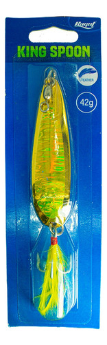 Cuchara Holografica King Spoon 1.5 Oz Pesca Playa Currican Color Gold G