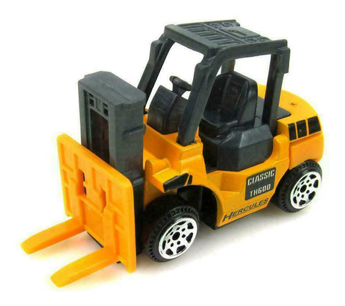 6 Pc Diecast Mini Alloy Inertial Engineering Vehicle Dump Tr