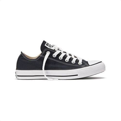 Imagen 1 de 6 de Zapatillas Converse Chuck Taylor Ox All Star Negras Urbano