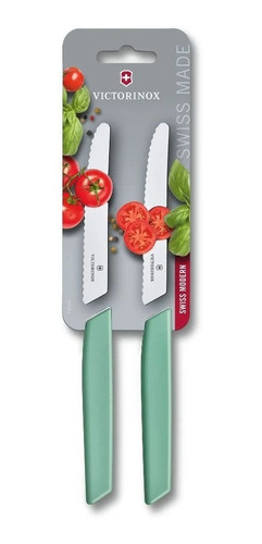 2 Cuchillos Swissmodern Tomates Victorinox Colores 6.9006.11