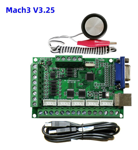 Controlador De Movimiento Usb Mach3 V3.25 Placa Cnc De 5 Eje