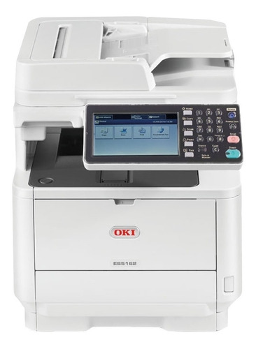 Impressora multifuncional OKI ES5162LP MFP com wifi branca 120V