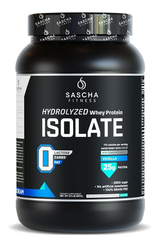 Imagen 1 de 4 de Proteina Hydrolyzed Whey Protein By Sascha Fitness (sabores)