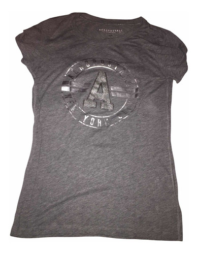 Blusa Playera Aeropostale Manga Corta Logo Mujer #22s