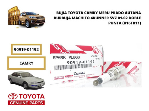 Bujias Toyota 4runner 5vz 2001 - 2002