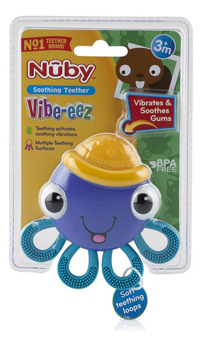 Nuby Vibe-eez Mordedor Vibrador - A Pilas - Textu...