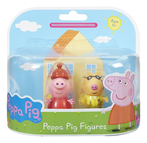 Peppa Pig Y Sus Amigos Cumpleaños A Jugar Y Adorno De Torta