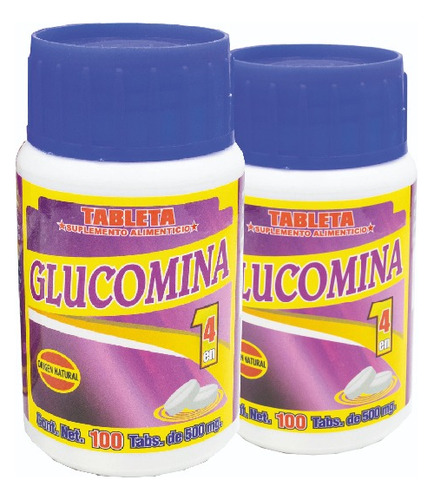 Kit 2 Suplemento Alimenticio Glucosamina 4 En 1