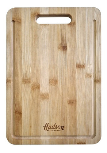 Tabla De Madera Bambú Cocina Hudson 23 X 33 X 1.5 Cm