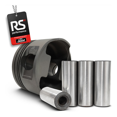 Kit Pistão Forjado Côncavo Ap 1.9 8v 1000cv + 4 Pinos 20mm